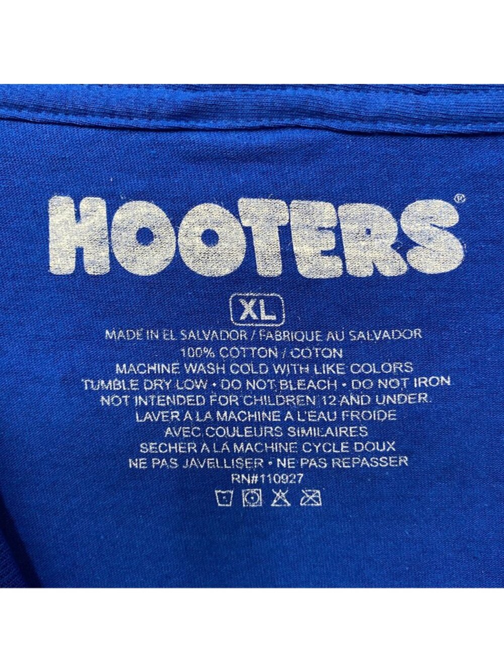 Hooters Racing Team Race Car Number 9 Graphic Design T-Shirt XL - Picture 4 of 4